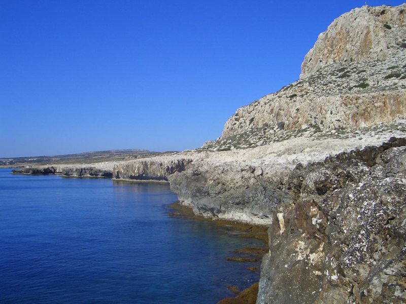 Pictures of coastal rock formations near agia nappa cyprus 21