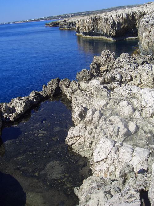 Pictures of coastal rock formations near agia nappa cyprus 22