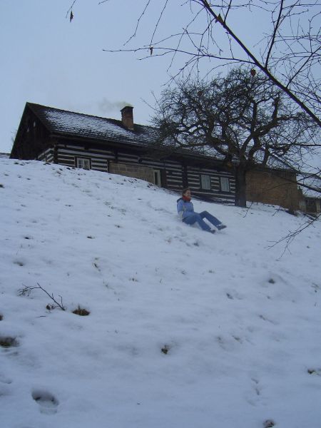picture of fluffy snow in countryside of Czech Republic 09