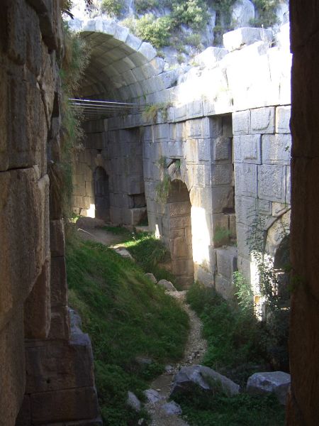 Santa's town and nearby tombs of Myra, Southern Turkey