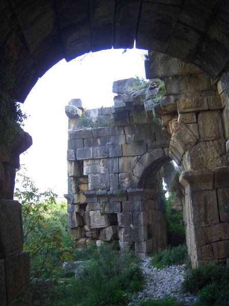 Santa's town and nearby tombs of Myra, Southern Turkey