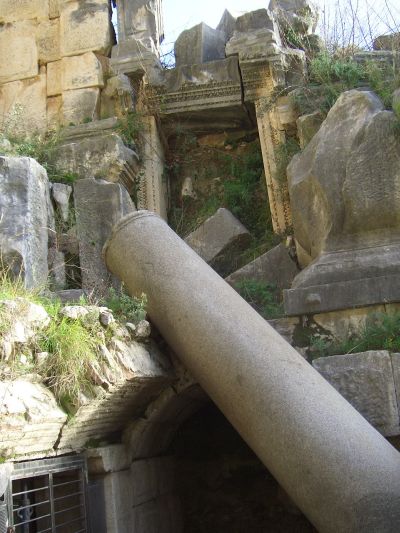 Santa's town and nearby tombs of Myra, Southern Turkey