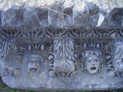 Santa's town and nearby tombs of Myra, Southern Turkey