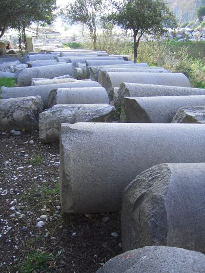 Santa's town and nearby tombs of Myra, Southern Turkey