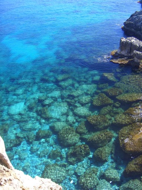 Pictures of coastal rock formations near agia nappa cyprus 01