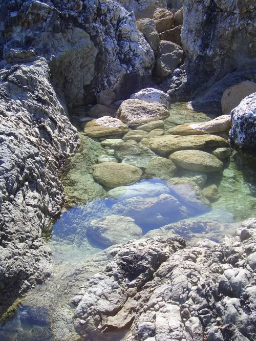 Pictures of coastal rock formations near agia nappa cyprus 03