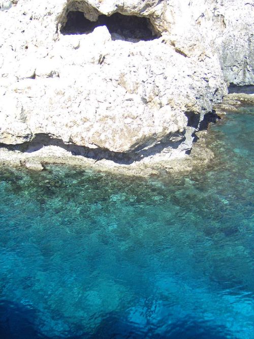 Pictures of coastal rock formations near agia nappa cyprus 04