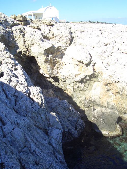 Pictures of coastal rock formations near agia nappa cyprus 06