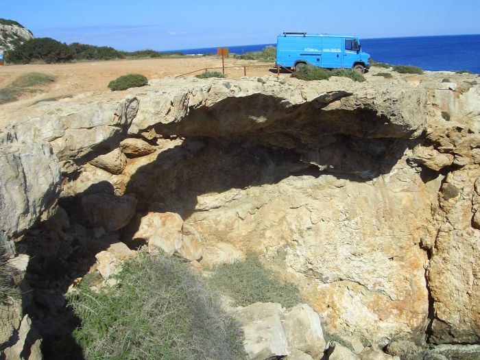 Pictures of coastal rock formations near agia nappa cyprus 10