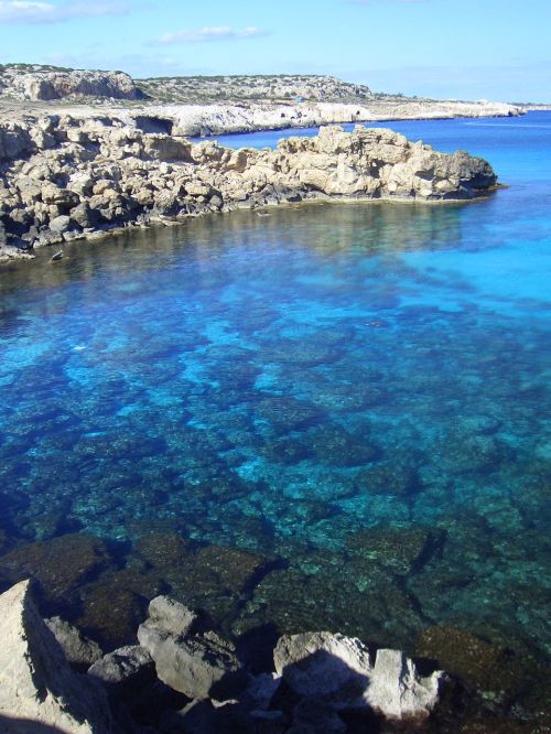 Pictures of coastal rock formations near agia nappa cyprus 18