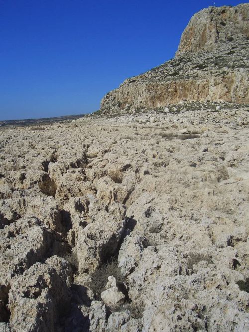 Pictures of coastal rock formations near agia nappa cyprus 19