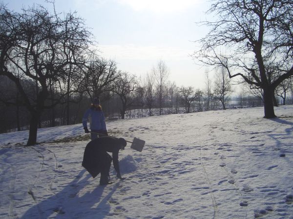 picture of fluffy snow in countryside of Czech Republic 11