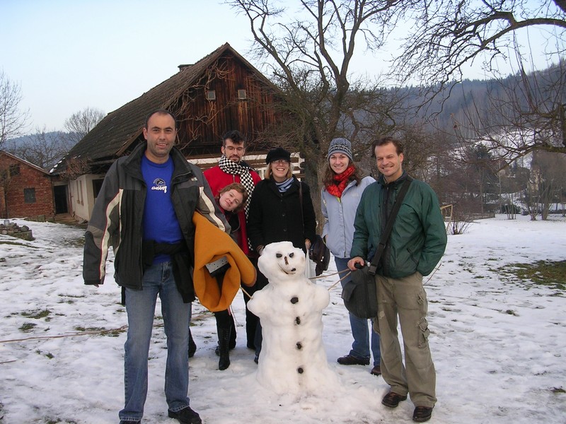 picture of fluffy snow in countryside of Czech Republic 16