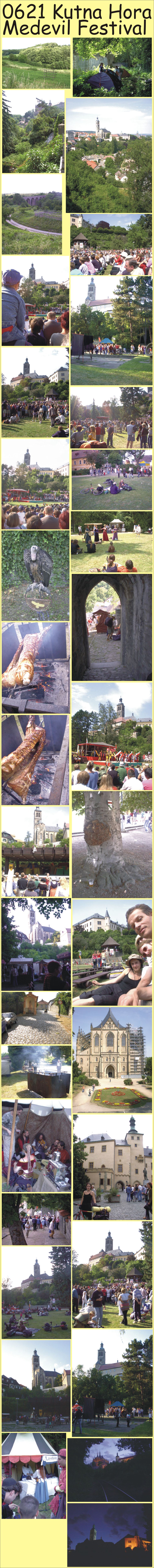 Kutna Hora Medieval Festival, camping in the Czech Republic