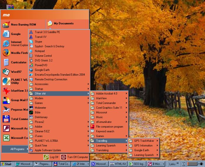Computer tips - Windows start menu