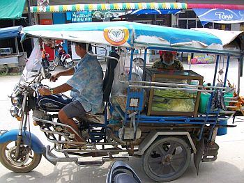 Tuktuk in Koh Phangan, Thailand